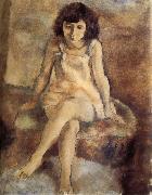 Jules Pascin Be seated lass oil painting artist
